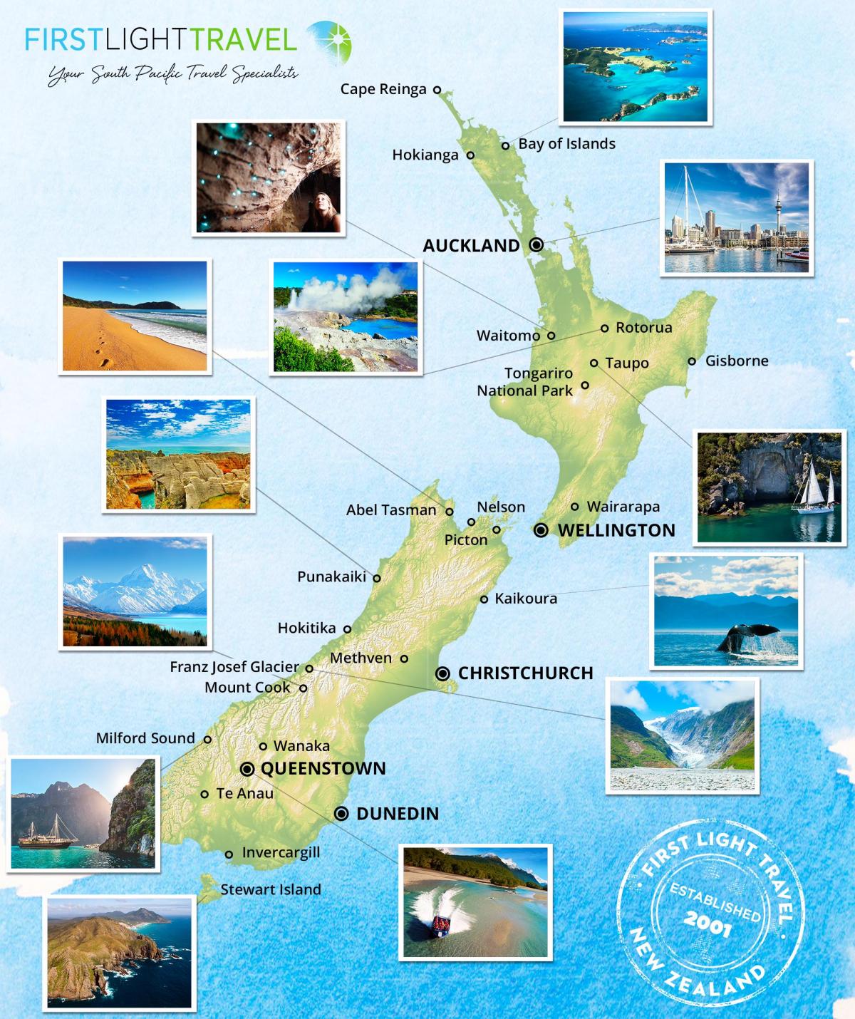 Siti turistici Nuova Zelanda